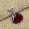 Необычный гранатовый драгоценный камень Твердый стерлинговый серебристый стерлинговый серебристый стерлинговый серебристый 925 ручной работы Изысканная подвеска Ювелирные изделия