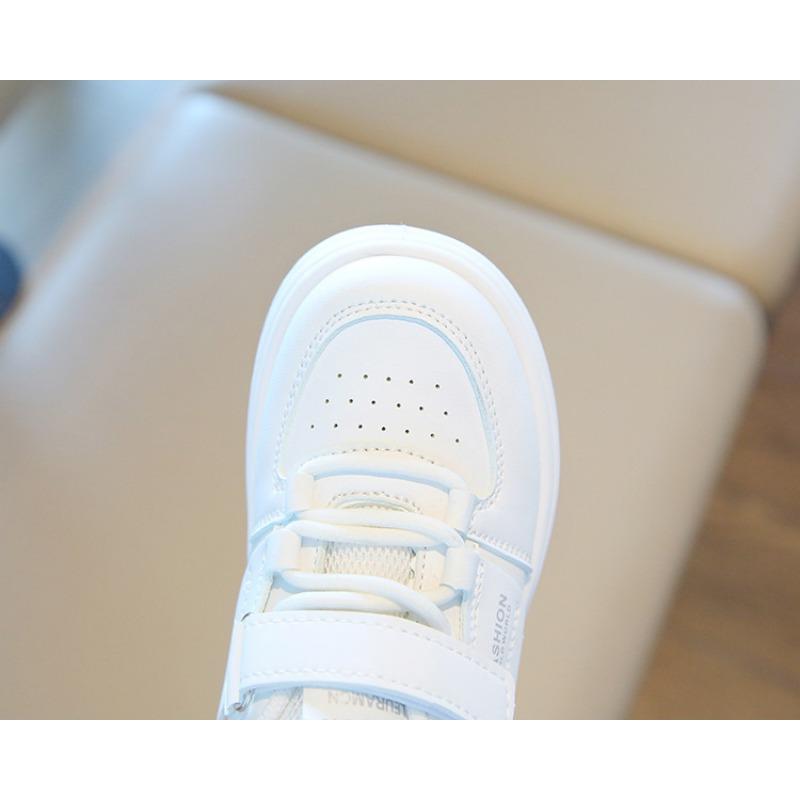 Белые повседневные кроссовки для мальчиков, девочек, детей, с мягкой подошвой, легкие