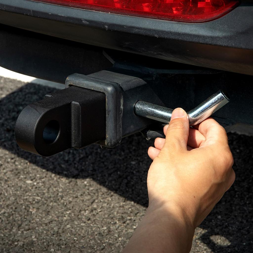 VEVOR Приемник сцепного устройства с петлей подходит для приемников 2", прочность на разрыв 55 000 фунтов, прочное буксировочное приспособление с фиксирующим штифтом для прицепа