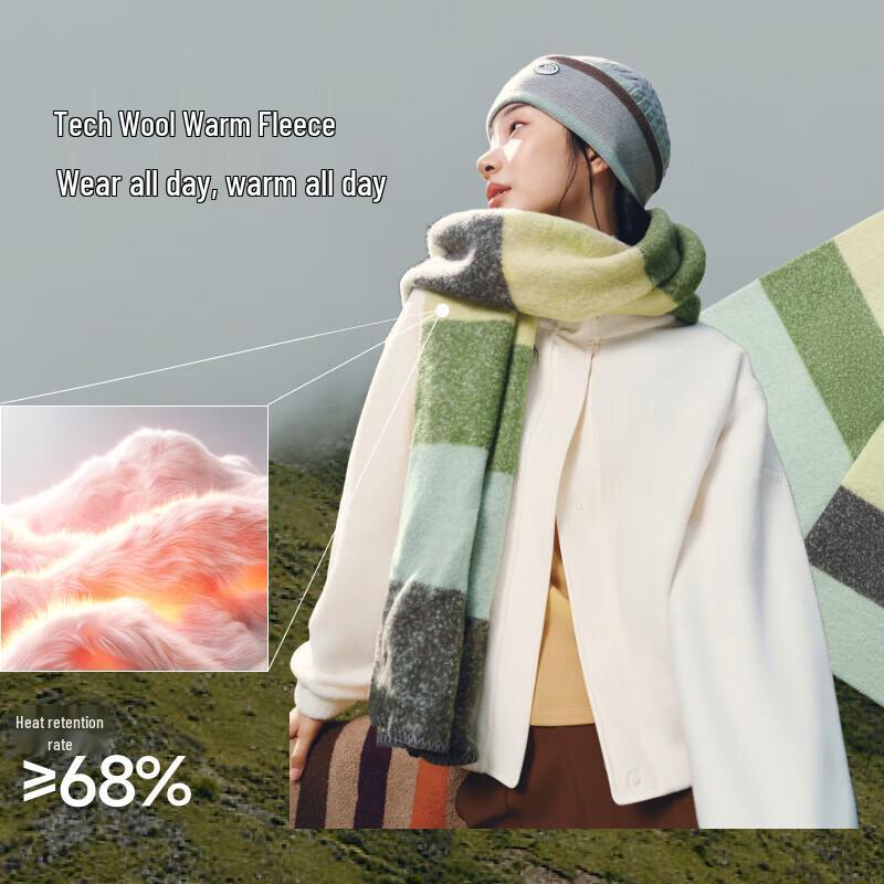 beneunder Soft Fleece Warm Shawl Scarf