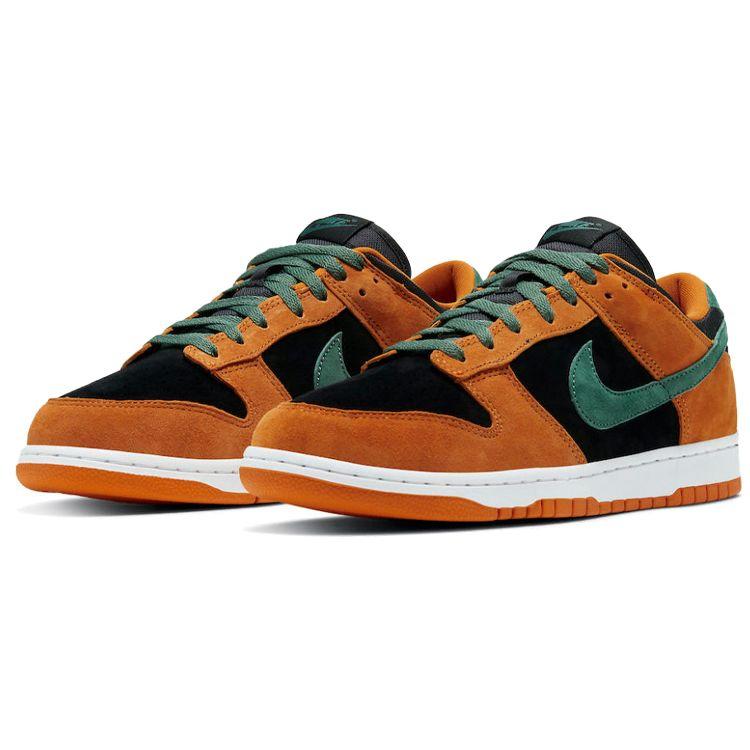 Nike Кроссовки унисекс Dunk Low SP Retro Ceramic 2020 оранжево-черные Nori DA1469-001
