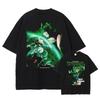 Anime Saitama T-shirts One Punch Man T Shirt Oversized Vintage Washed Streetwear Genos Tatsumaki T-shirt for Man 100% Cotton Unisex