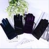 Halloween Autumn Winter Female Full Finger Velvet Full Finger Gloves Warm Gloves Mittens