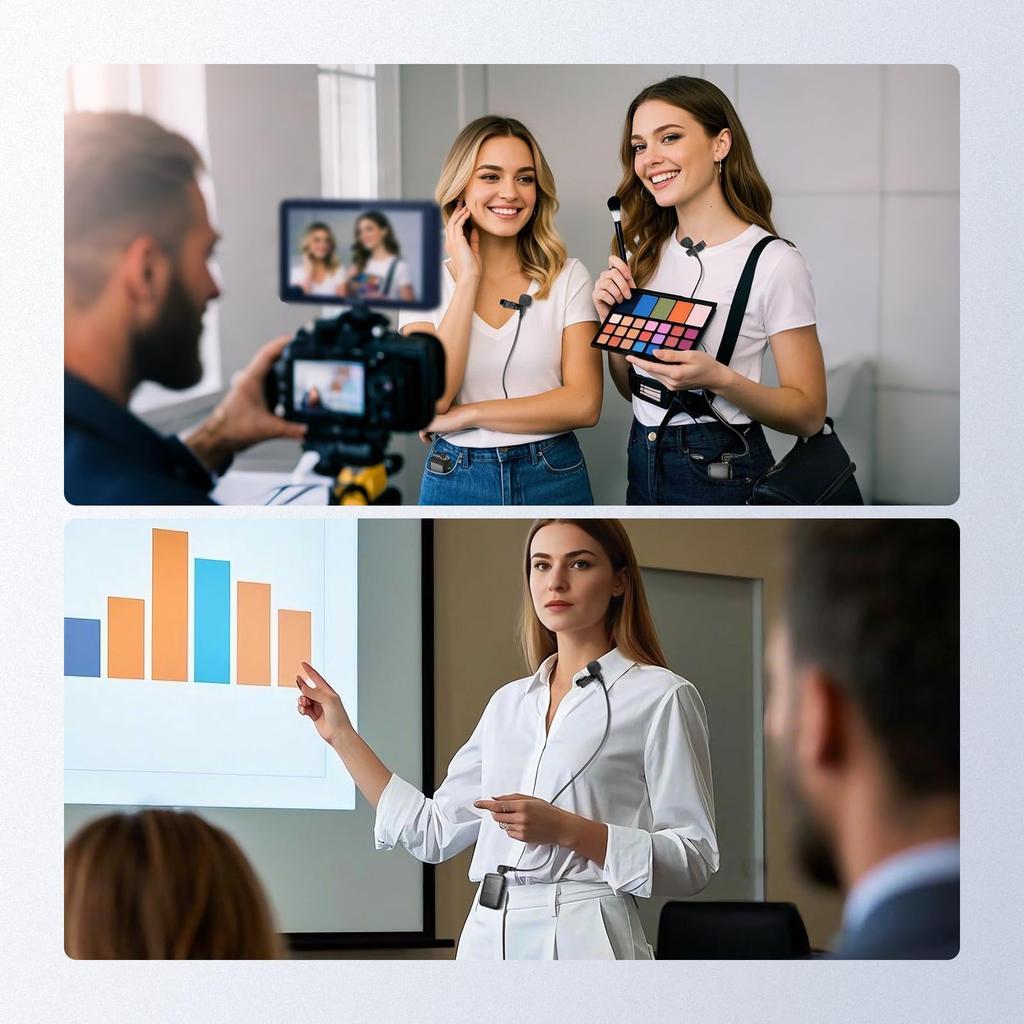 Петличный микрофон NEEWER, 2 шт., проводной микрофон с разъемом TRS, мини-микрофон, конденсаторный микрофон, совместимый с DJI Mic 2 DJI Mic Rode