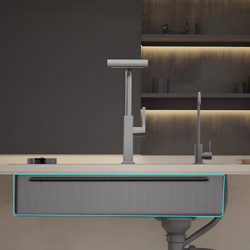 Textured Gunmetal Grey Kitchen Sink Set