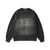 Fried And Washed Heavy Sweater Men'S Loose Round Neck Inner Bottoming Shirt Trendy Brand Large Size American Clothes