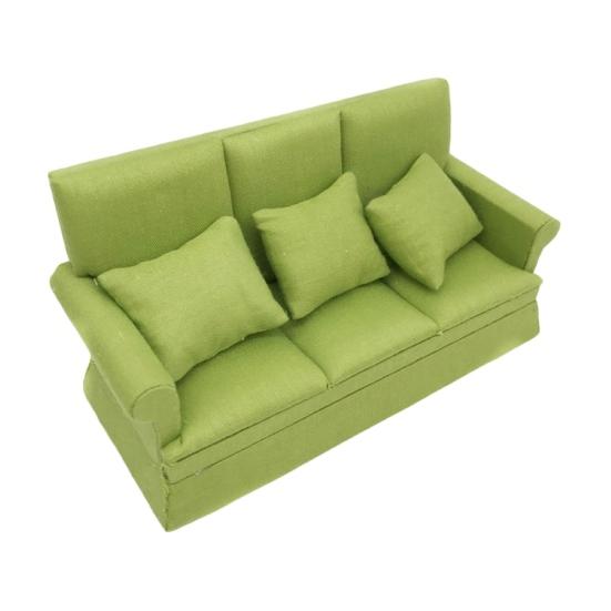 1/12 мини-кукольный дом, имитация дивана, модель гостиной, украшение, детская игрушка в подарок