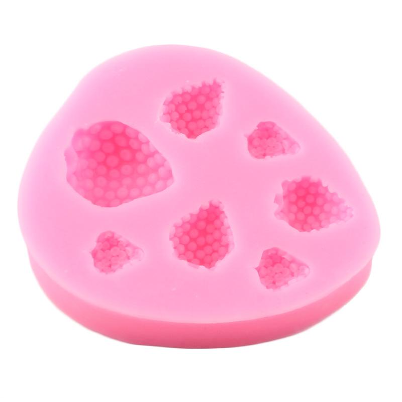 Силиконовые формы для клубники, формы для фруктов и шоколада, инструменты для украшения торта из помадки, полимерная форма для конфет, глины, формы для кексов