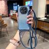 Роскошный ударопрочный чехол с покрытием для Xiaomi 15T Pro 14T 13T 12T 11 Lite 12 17 Pro Max с ремешком через плечо, блестящий, из мягкого силикона