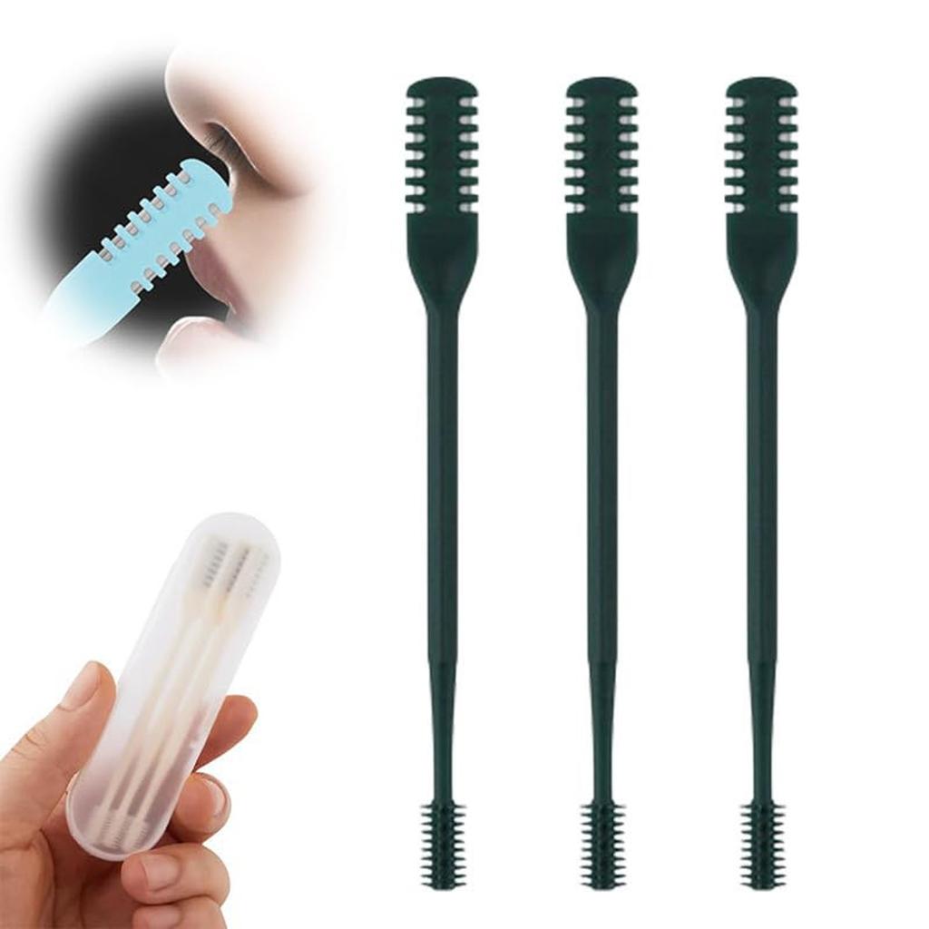 Машинка для стрижки волос в носу 2-в-1, новый двусторонний нож для волос в носу, инструмент для удаления волос из ноздрей, портативное руководство, вращающееся на 360° волосы в носу с ушами для женщин и мужчин