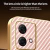 For Motorola Moto G84 5G Phone Case Carbon Fiber Textured Electroplated TPU Back Cover
