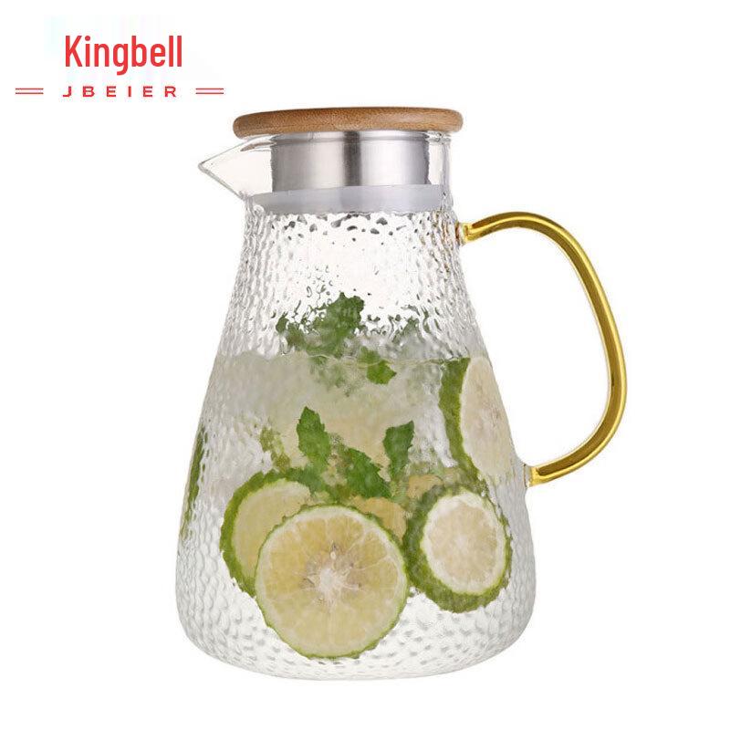 Кувшин для воды Jingbeier большой вместимости из высокотермостойкого стекла