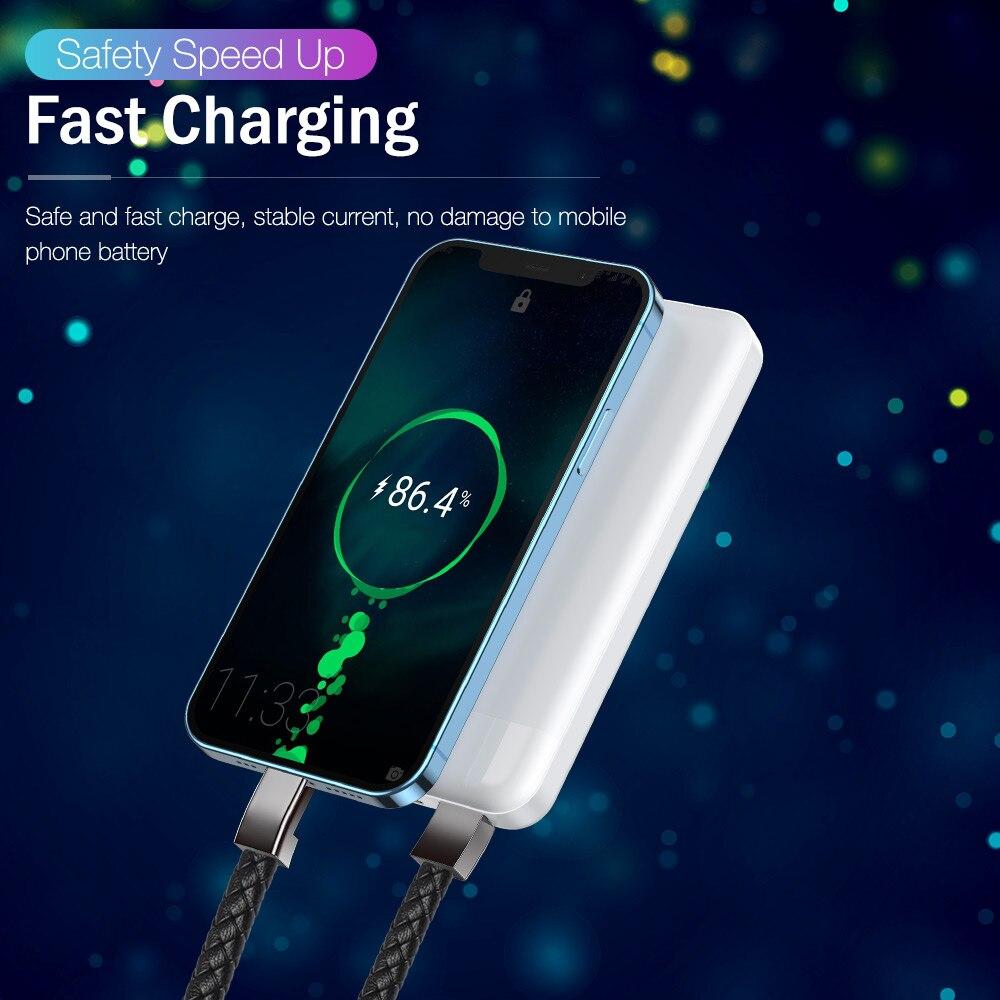 Браслет USB-кабель для зарядки Шнур для зарядки данных для iPhone Plus X XR Xs Max Кабель USB C для Samsung HUAWEI xiaomi Микрокабель