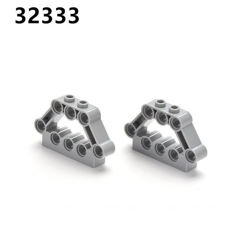 Совместимый строительный блок 32333 Building Block Technology Spare Parts 4205761 Светло-серый 5X3X1 болтовой соединитель