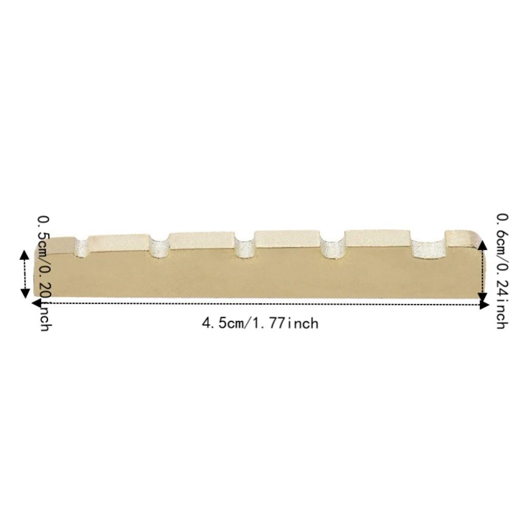 45mm Width/3.5mm Height/6-5mm Slot Size Electric Bass Guitar Nut 5-String Guitar Nut  Electric Bass