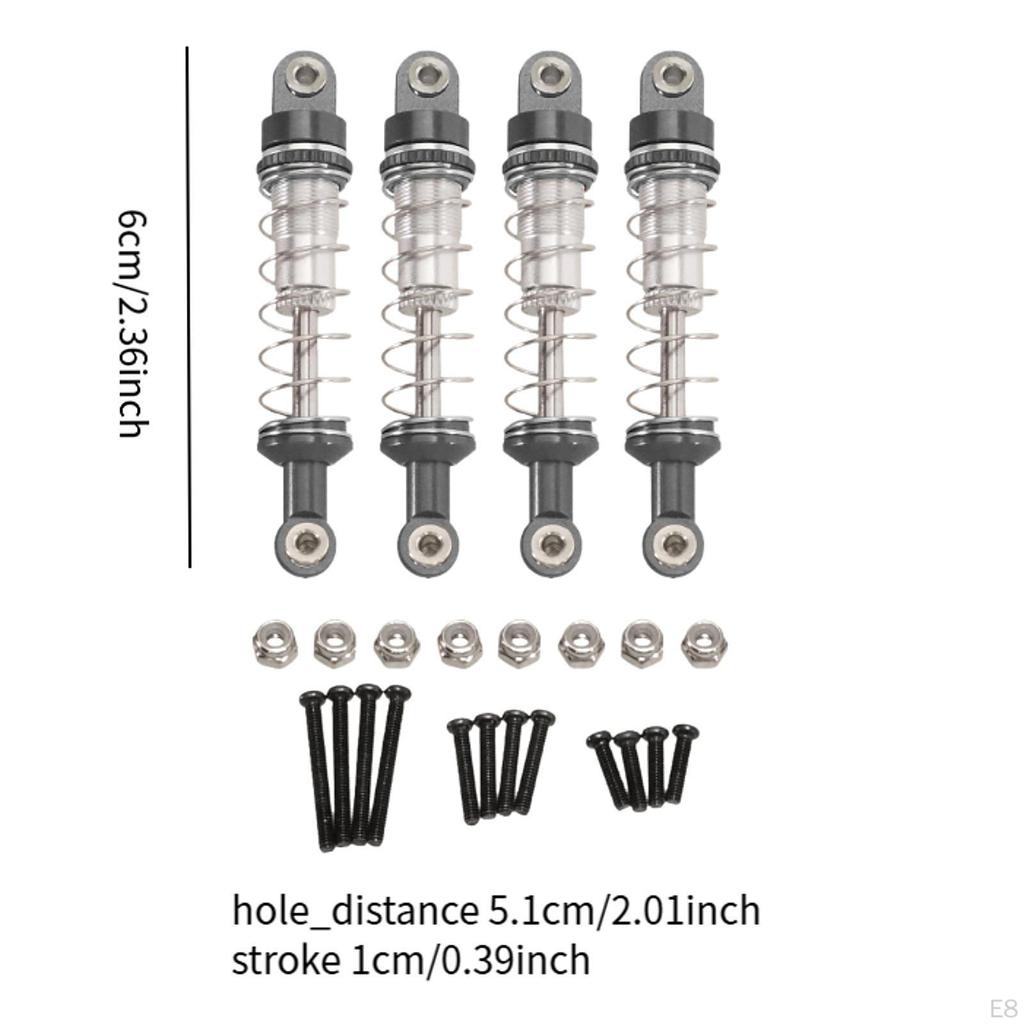 Амортизатор Демпфер Подвеска 1:12 Деталей для Радиоуправляемого Внедорожника MN D96 WPL C14 C24 C34