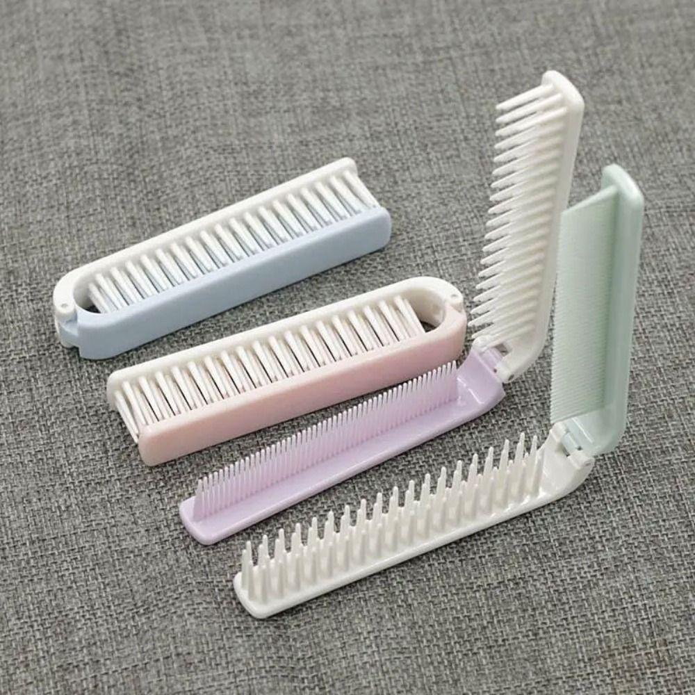 Hair Care 2 in 1 Folding Comb Portable Foldable Comb Hair Comb Travel Hair Brush Household