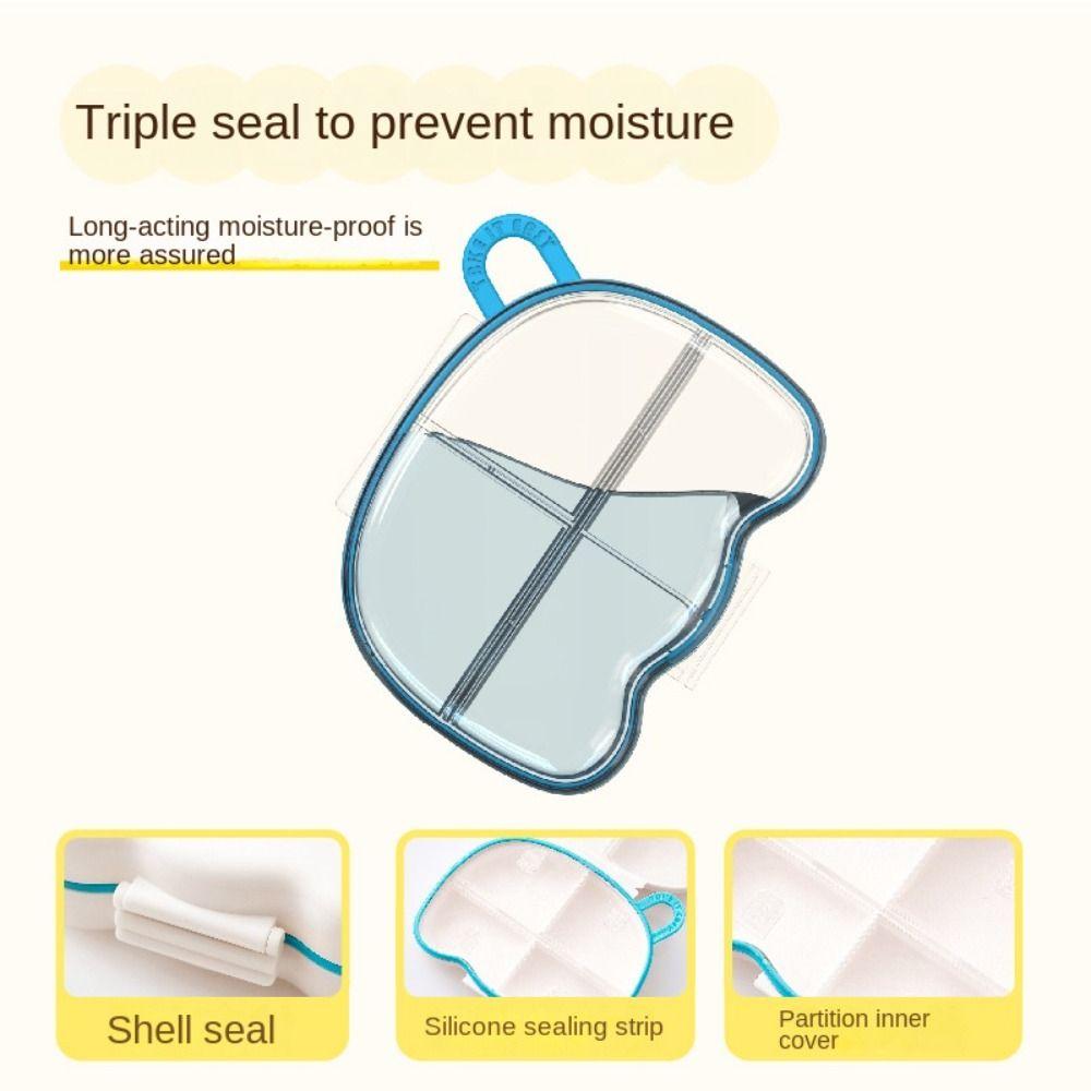 Weekly Cartoon Pill Storage Box Dispensing Medicine Box Cartoon Pill Organizer Box Travel
