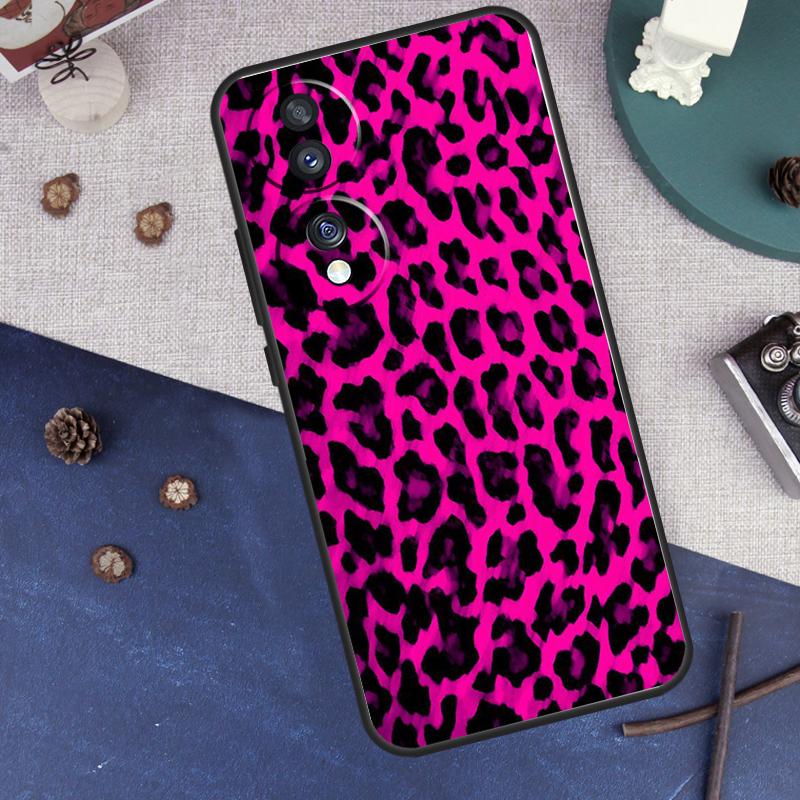 Чехол с леопардовым принтом для Huawei Honor Magic 5 Lite X8 X9a 50 70 P40 P20 P30 Pro P50 Nova 9 5T P Smart 2021