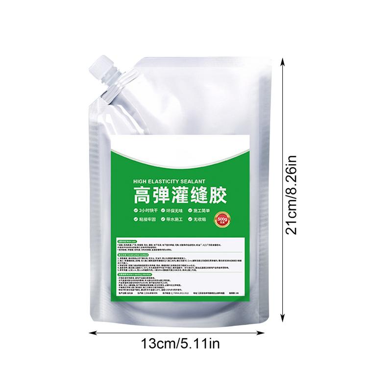 Герметик для бетона 500 г. Водонепроницаемый герметик для ремонта бетона, быстросохнущий клей для заделки швов, устойчивый к погодным условиям бетонный наполнитель для плитки