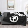 Tokio Hotel Band Logo Flannel Blanket Music Awesome Throw Blanket for Home 150*125cm Bedspread