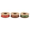 3 Rolls Fall Ribbons for Crafts 3 Color DIY Wreath Gift Wrapping Bouquets Decorations Maple Leaf Tha