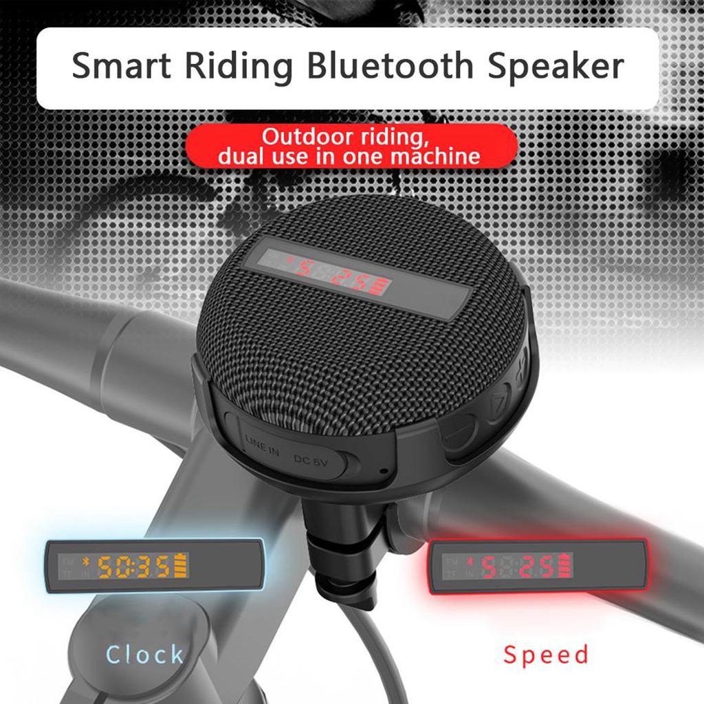 Беспроводная Bluetooth-колонка для езды на велосипеде Портативная Bluetooth-колонка со звуком Bluetooth 5.3 IP65 Водонепроницаемая Маленькая колонка