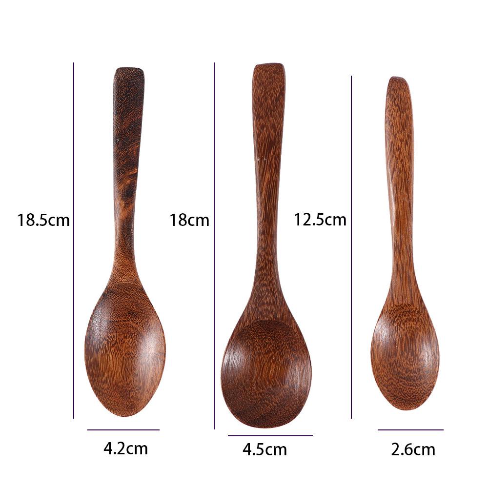Stirring Cooking Utensils Mixing Tableware Dessert Coffee Spoon Wooden Spoon Tea Spoon Soup Spoons