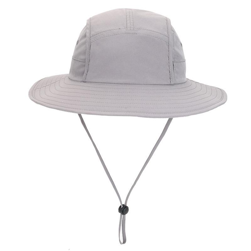 Шляпа Уличная Повседневная Летняя Быстросохнущая Дышащая Многофункциональная Солнцезащитная Шляпа от Солнца с Большими Полями Унисекс