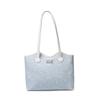 New Disney PVC Shoulder Bag Regular Women's Blue BMK-72840