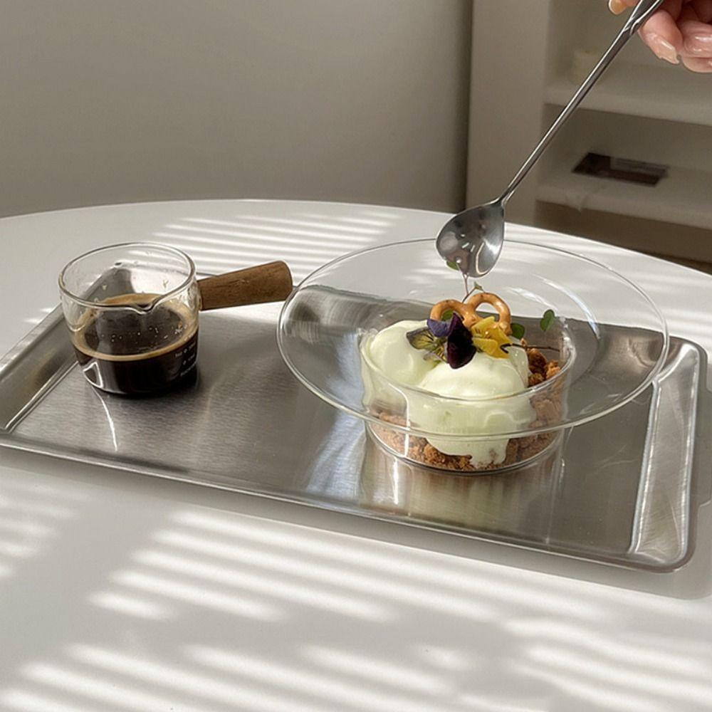 Decorative Yogurt Bowl Transparent Fruit Salad Plate Home Decoration Juice Cup  Dessert