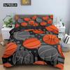 Basketball Duvet Cover Set Hit The Broken Wall Ball Theme Bedding Set for Kids Teens Queen King Size 2/3pcs Soft Quilt Cover