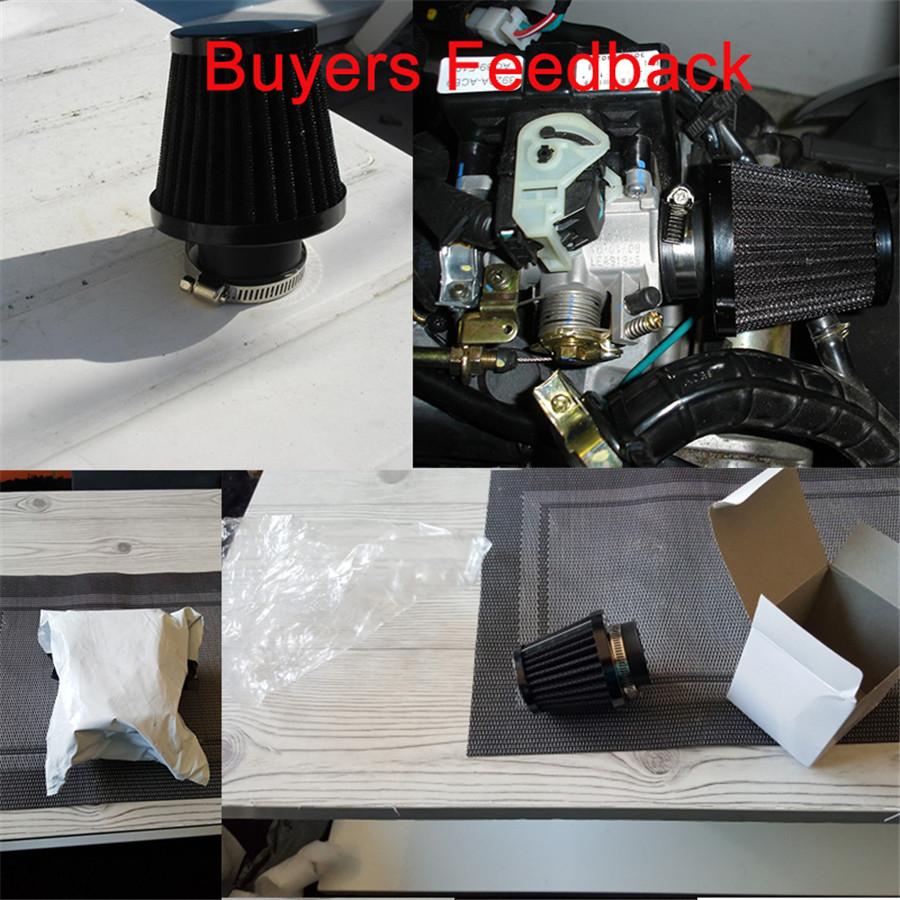 4 шт. Универсальный 52-53-54 мм Мотоциклетный Воздушный Фильтр Очиститель Двигатель большого объема для Honda Suzuki