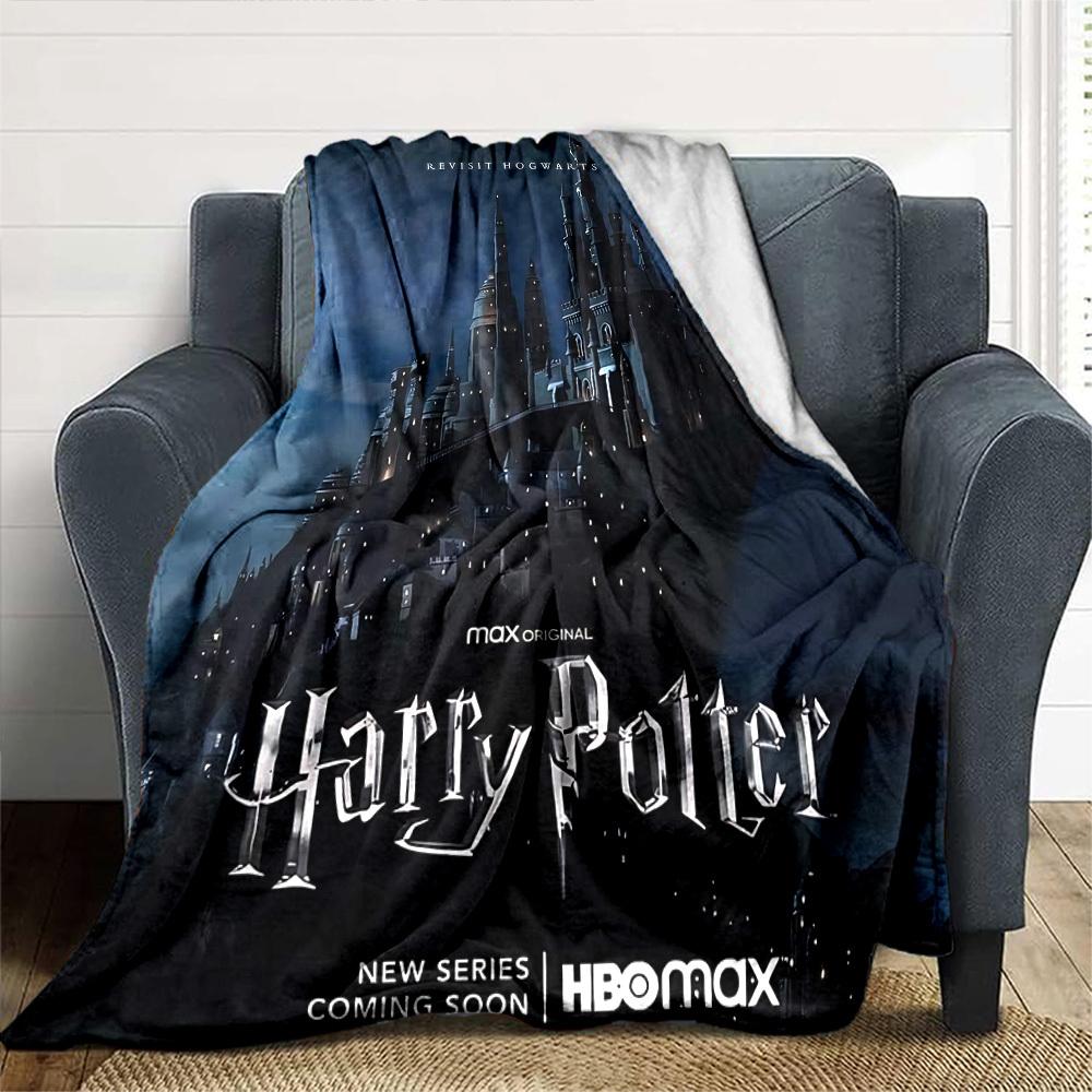 1pc Hogwarts MAX Originals Flannel Blanket Soft Warm Throw for Home, Office, Travel, All-Season Cozy Bedding GiftL1183