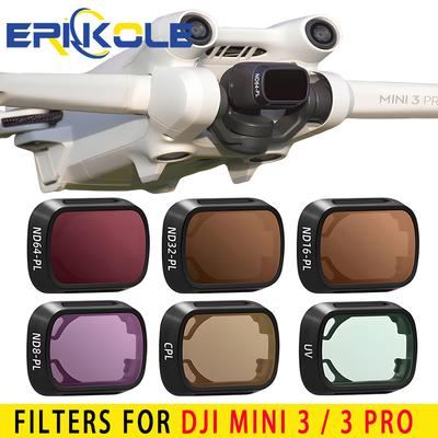 Фильтры для аксессуаров для дрона Dji Mini 3 Pro, набор фильтров NDPL, совместимый с фильтром UV ND Adjustable CPL Lens: МИНИ 3 / 3 ПРО
