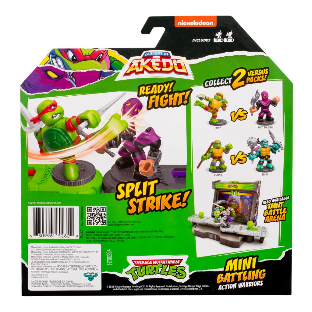 AKEDO TMNT S3 Versus Pk Raphael Vs Foot Soldier