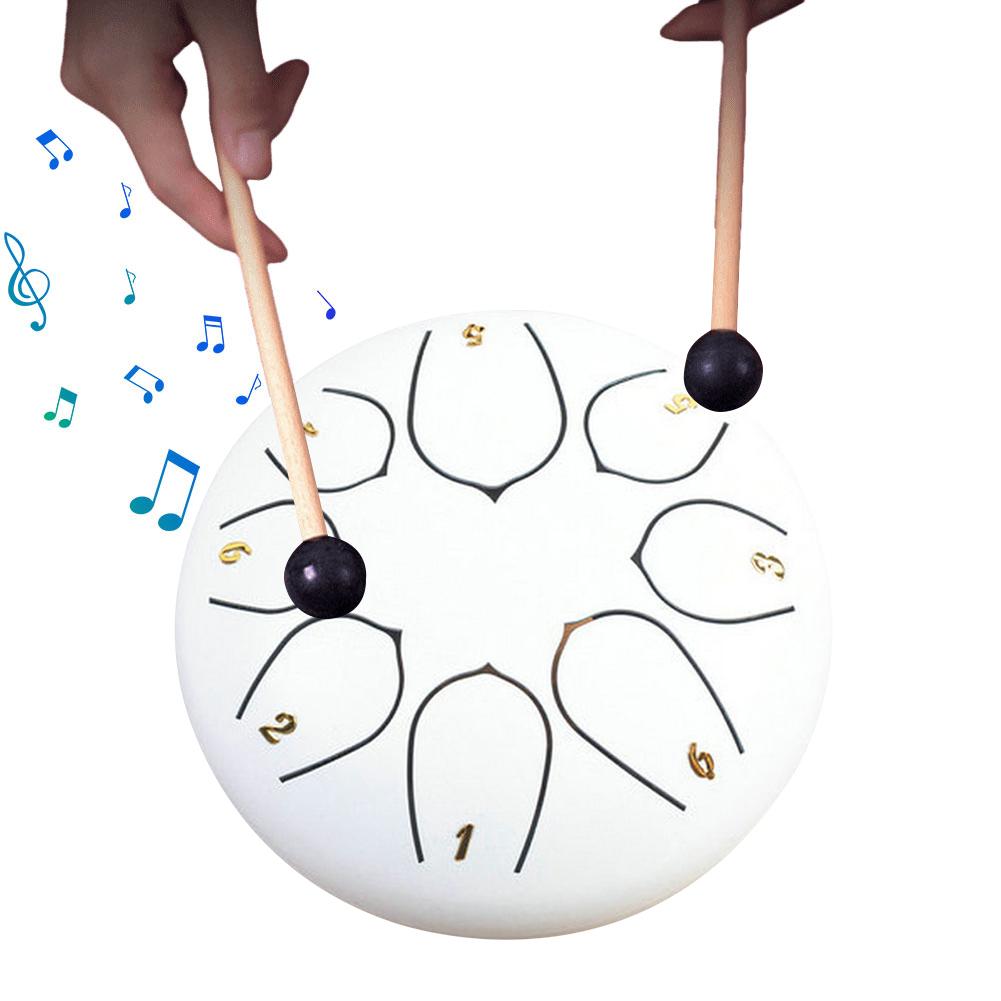 6-дюймовый 8-нотный ручной барабан Rain Chime Rain Drum инструмент для медитации йоги