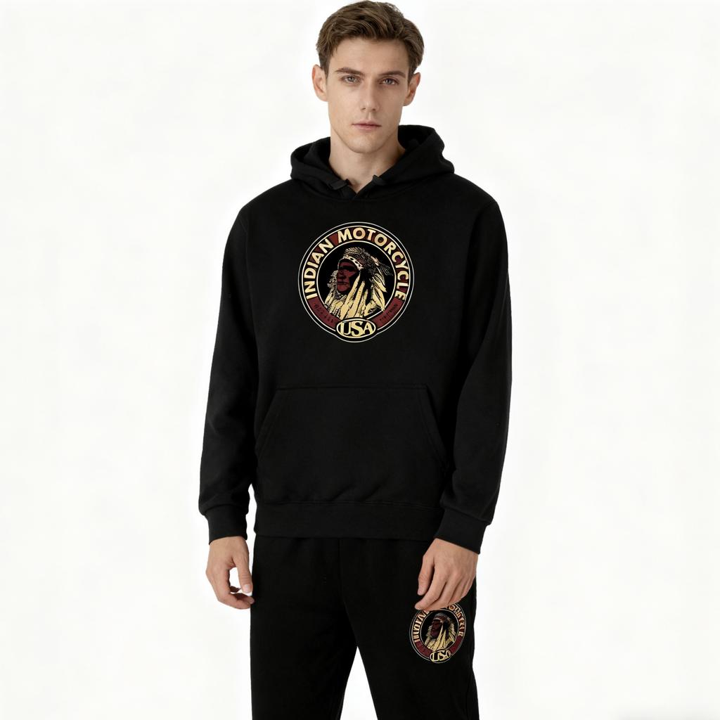 Spring And Autumn Men's Casual Sport 250g\m² Tracksuits Hoodies And Pants Clothing Oversized Sweatshirts Suits Hooded Coats