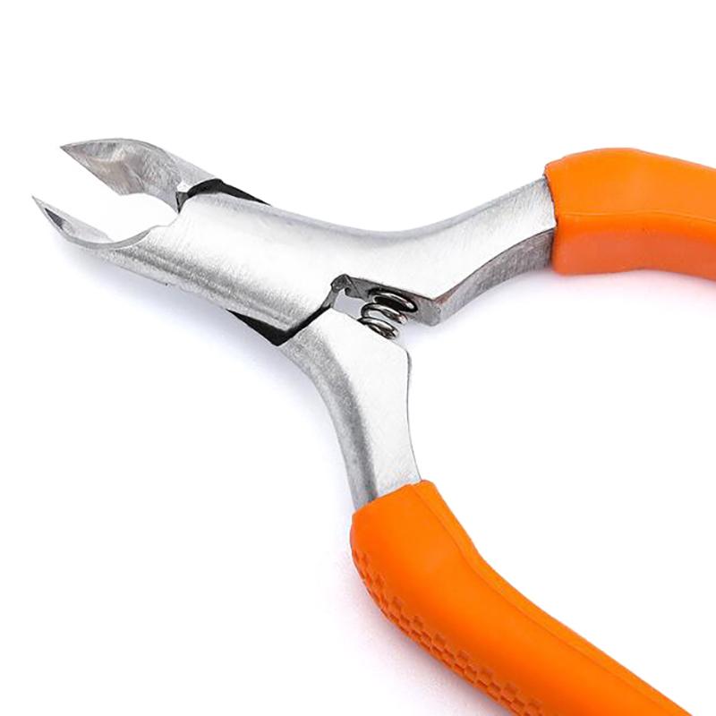 Красочные ножницы для локтевого отростка ногтя, средство для удаления вросшей омертвевшей кожи, кусачки для дизайна ногтей, кусачки для кутикулы, кусачки для стрижки кромок, маникюрные плоскогубцы, инструмент