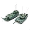 2 шт. 1/72 бронированный танк игрушка колесница модель головоломка гусеничный гусеничный для подарочного стола сцена