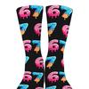 Смешные носки 67 Crew Socks Six Seven Ice Cream Drips Socks 6 7 Мем Повседневные носки для женщин мужчин Уличная одежда для тренировок