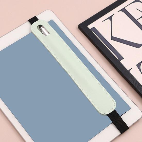 Чехол для стилуса из гладкой искусственной кожи, прочная строчка, эластичная лента, легкий, портативный, защитный держатель для стилуса, карман-рукав для хранения ручки в блокноте