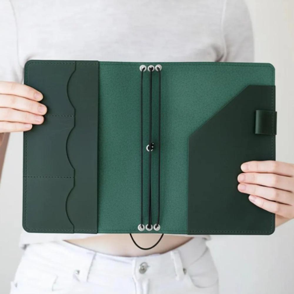 Compact Notebook Organizer Loose Leaf Book Protective Cover Vintage Notebook Cover For Hobby