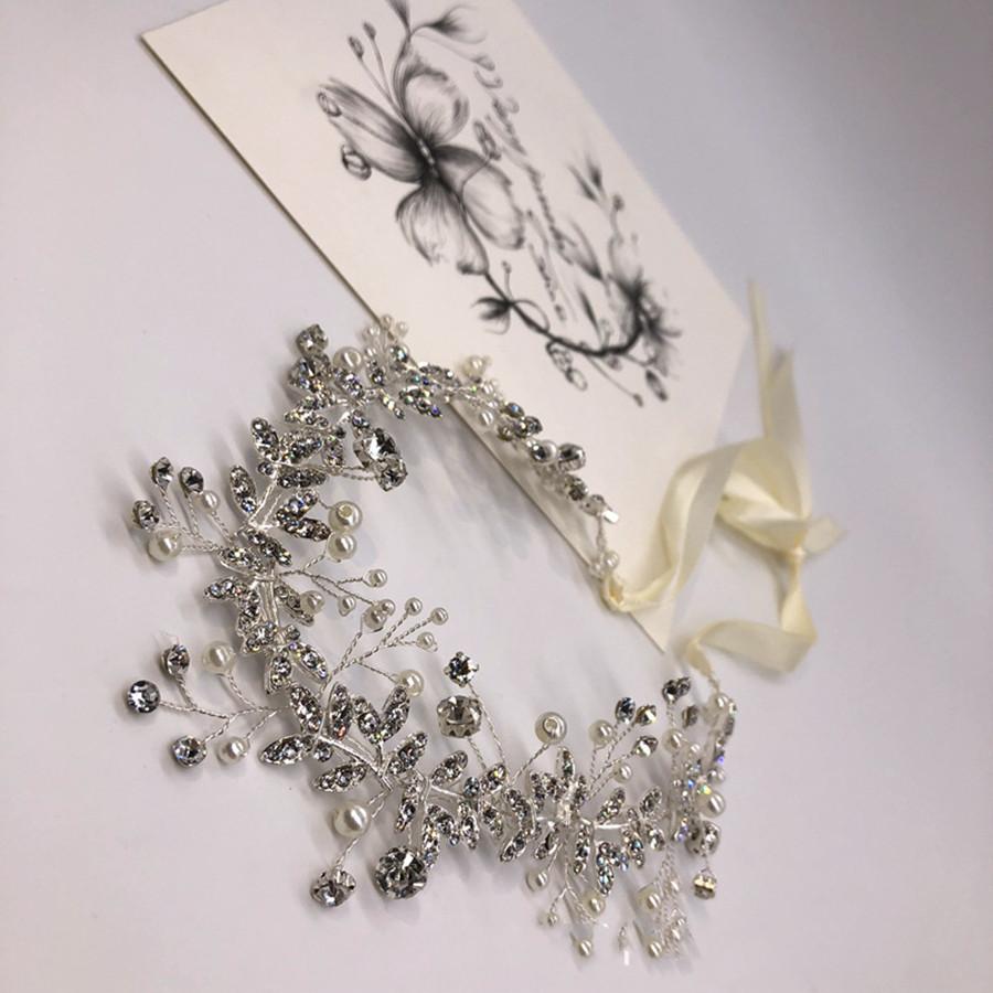 Новая мода венок девушка повязка на голову принцесса тиара корона украшение невесты свадебная фотография праздничный фото головной убор