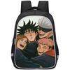 Spacious Jujutsu Kaisen Backpack For Kids With Lightweight Oxford Fabric