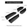For BYD Tang L 2025 TPE Front Door Side Storage Box Gate Slot Anti -Dirty Organizer Tray Car Interior Accessories Black