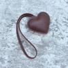 PU Leather PU Leather Hanger Car Keyring Bag Pendant Cute Heart Keychain  Car Accessory