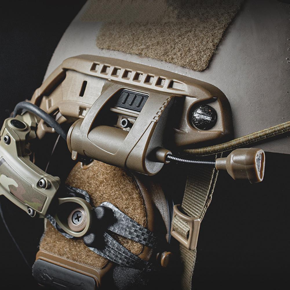 Tactical Helmet Light MPLS CHARGE 4 Mode Green Red IR Laser Helmet Lamp Energy Saving Hunting Airsoft Military Helmet Flashlight