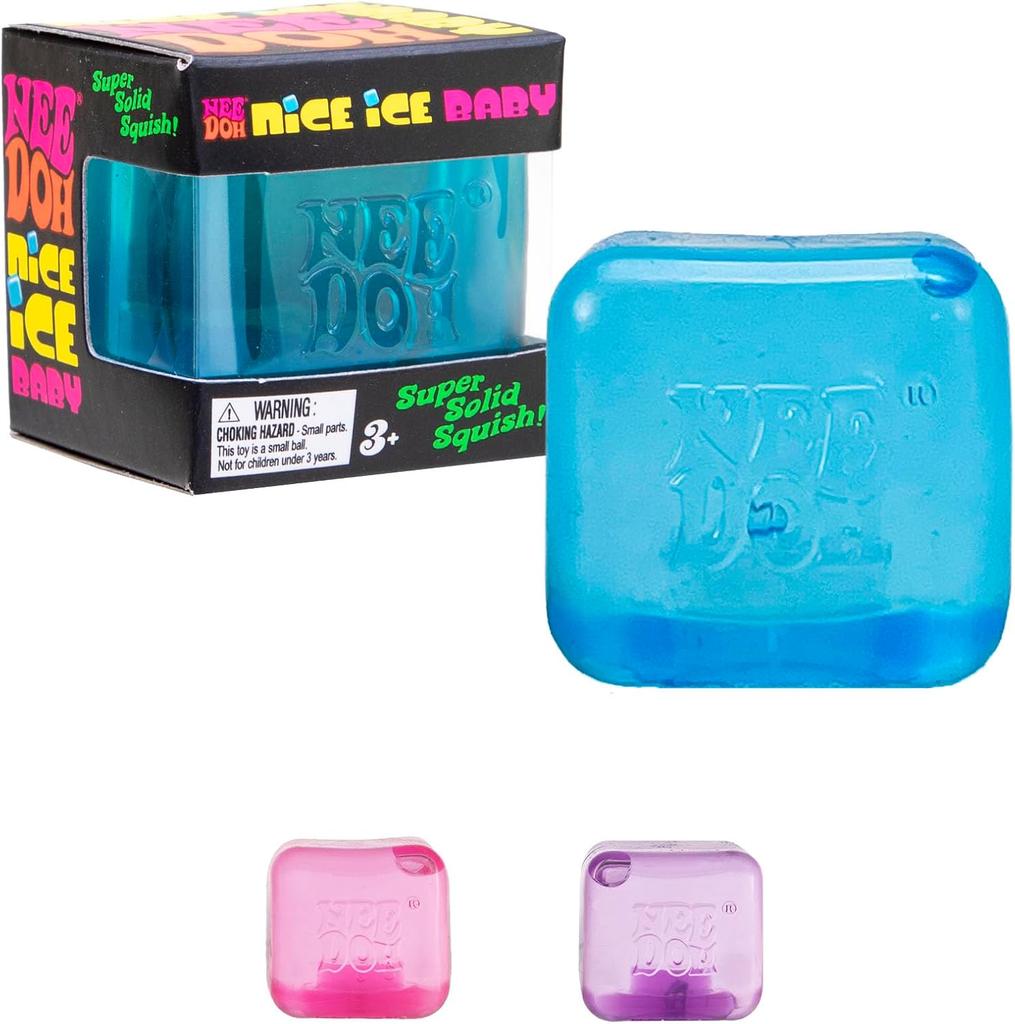 Сенсорная игрушка-кубик NeeDoh Nice Cube для взрослых и детей, настольный сенсорный кубик для снятия тревоги и улучшения концентрации,