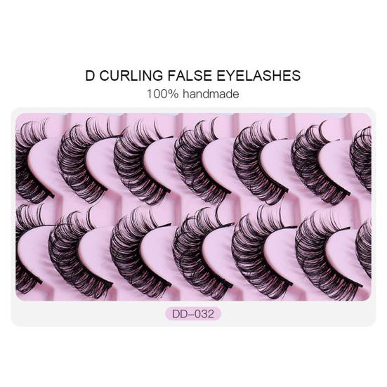 Накладные ресницы Натуральный стойкий макияж глаз